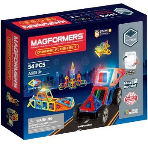 Magformers - Dynamic flash, 54 dílků