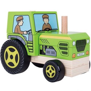 Auto skládací - Traktor (Bigjigs)