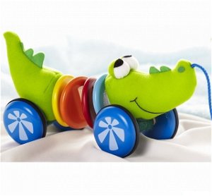 Tahací hračka - Rachtající krokodýl (Wonderworld)