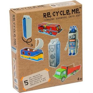 Kreativní sada - Re-cycle-me, Pro kluky, Krabice od mléka