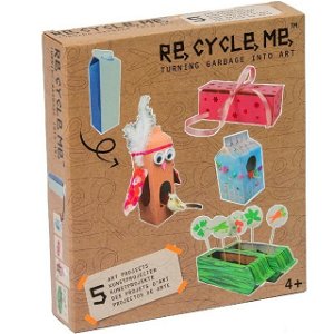 Kreativní sada - Re-cycle-me, Pro holky, Krabice od mléka