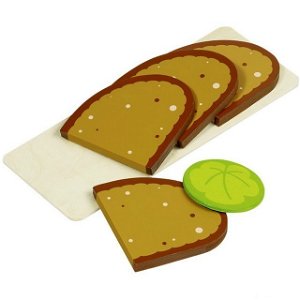 Kuchyň - Plátky chleba na prkýnku (Goki)