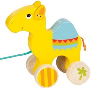 Tahací hračka - Velbloud dřevěný (Goki)