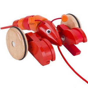 Tahací hračka - Humr červený (Goki)