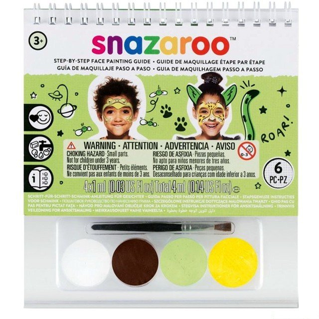 Snazaroo - Sada 4 barev na obličej, Mix