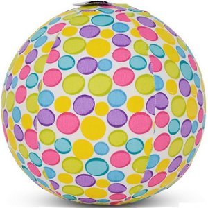 BubaBloon - Látkový nafukovací míč, Barevné pastelové puntíky