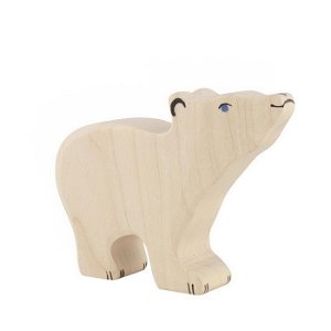 Holztiger - Dřevěné zvířátko, Medvěd lední mládě