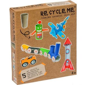 Kreativní sada - Re-cycle-me, Pro kluky, Role od toaletního papíru