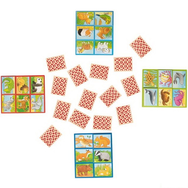 Didaktická hra - Lotto paměťová hra, Zvířátka (Goki)