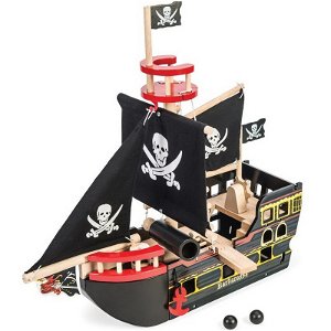 Loď dřevěná - Pirátská loď Barbarossa (Le Toy Van)