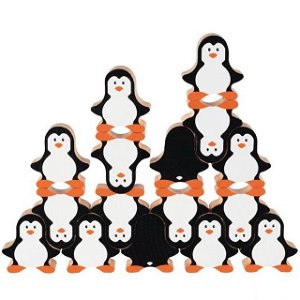 Motorická hra - Balancující postavičky tučňáci (Goki)