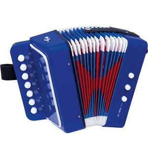 Hudba - Tahací harmonika modrá (Bino)