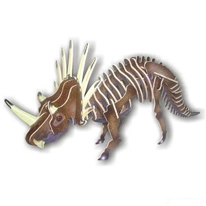 3D Puzzle barevné - Styracosurus
