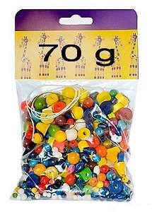 Navlékací perle - Mix perlí barevný 70g (Detoa)