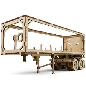Ugears 3D mechanické puzzle Přívěs pro Heavy Boy kamion VM-03 138 ks