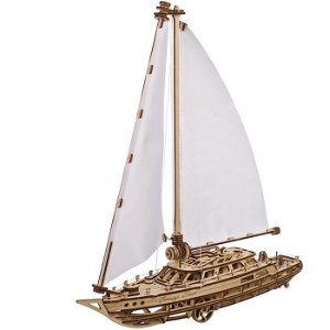 3D mechanický model - Loď jachta Serenitys Dream (Ugears)