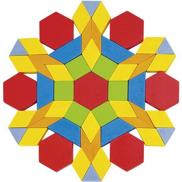 Mozaika - Dřevěná v kyblíku, 250 dílků (Goki)