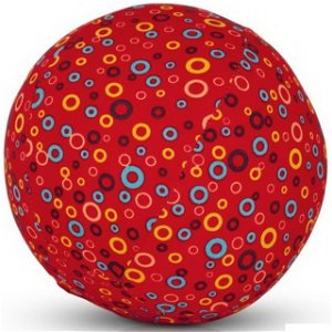BubaBloon - Látkový nafukovací míč, Červený