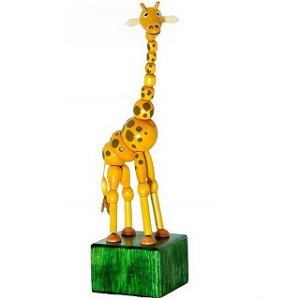 Mačkací figurka - Žirafa Johana (Detoa)