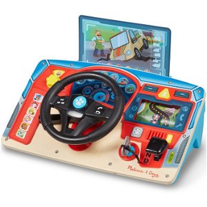 Motorická hračka - Palubní deska s volantem, Tlapková patrola (M&amp;D)