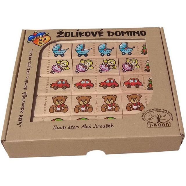 Domino - Masiv, Žolíkové hračky, 28ks