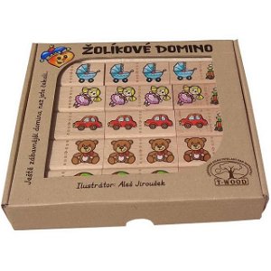 Domino - Masiv, Žolíkové hračky, 28ks