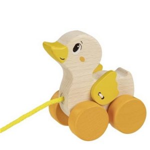 Tahací hračka - Kačenka dřevěná (Goki)