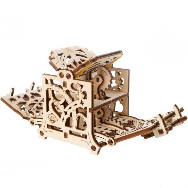 UGEARS 3D puzzle Box na kostky 62 ks