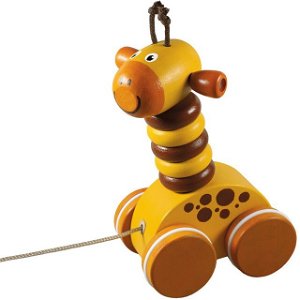 Tahací hračka - Žirafa Mary dřevěná (Detoa)