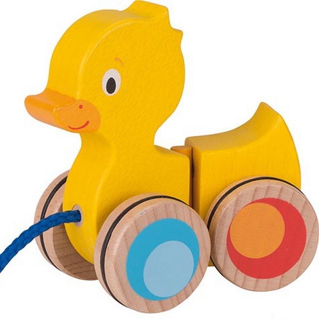 Tahací hračka - Kačenka ohebná dřevěná (Goki)