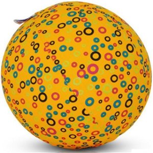 BubaBloon - Látkový nafukovací míč, Žlutý