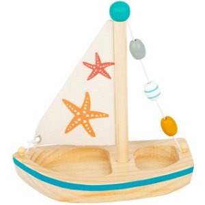 Loď dřevěná - Plachetnice hvězdice (Small foot)