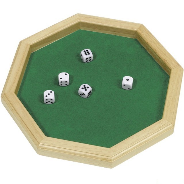 Společenská hra - Hra v kostky s hrací deskou (Goki)