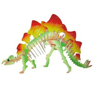 3D Puzzle barevné - Stegosaurus