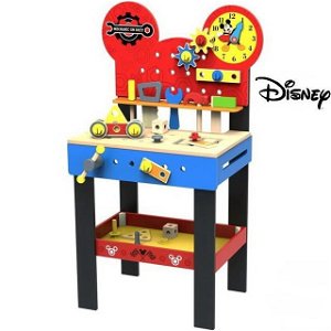 Malý kutil - Pracovní stůl, Mickeyho velký dřevěný ponk (Disney Derrson)