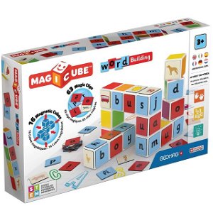 Geomag - Magicube, Word Building 16 kostek + 63 klipů
