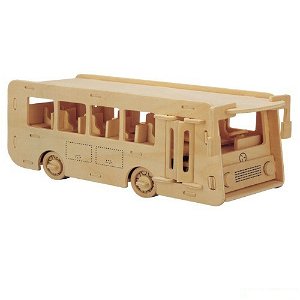 3D Puzzle přírodní - Autobus