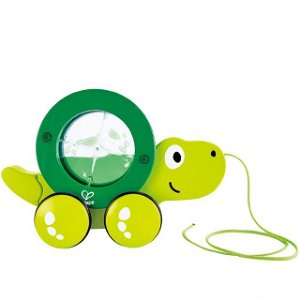 Tahací hračka - Želvička s přelívacím válcem (Hape)