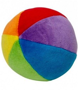 Hračka pro batolata - Balónek s chrastítkem, barevný (’cause)