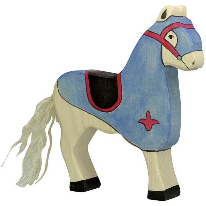 Holztiger - Dřevěný starověk, Kůň turnajový modrý