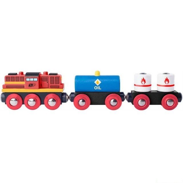 Vláčkodráha vláčky - Vlak s dieselovou lokomotivou (Woody)