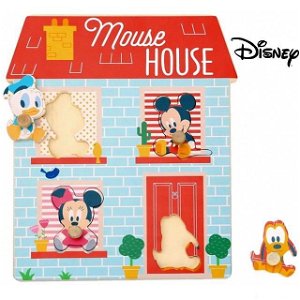 Puzzle vkládací - Domeček pro nejmenší, 4ks (Disney Derrson)