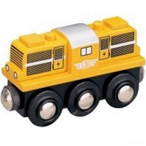 Vláčkodráha vláčky - Lokomotiva dieselová žlutá (Maxim)