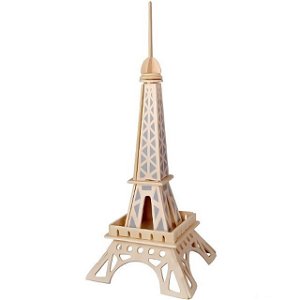 3D Puzzle přírodní - Eiffelova věž menší