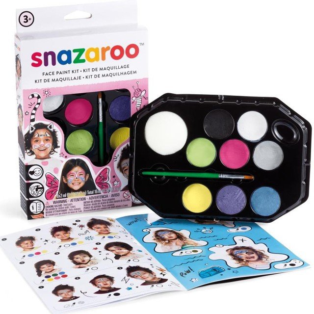 Snazaroo - Sada 8 barev na obličej, Dívky