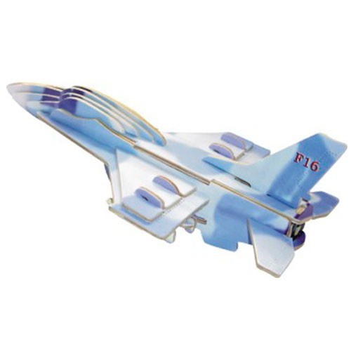 3D Puzzle barevné - Stihačka F-16