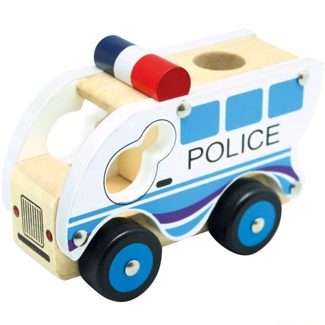 Auto - Policie dřevěné (Bino)