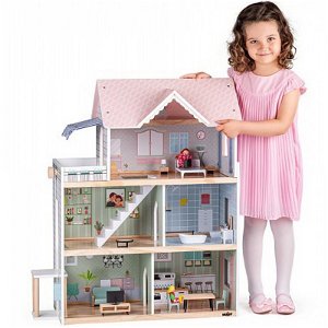 Domeček pro panenky - Se zvonkem a světlem Molly (Woody)