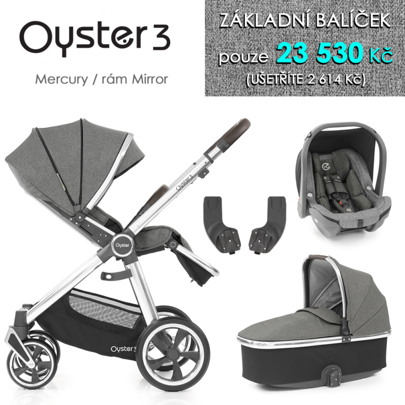 Oyster3 základní set 4 v 1 - Mercury / Mirror 2021