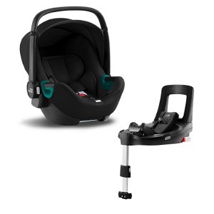 Autosedačka Baby-Safe 3 i-Size Bundle Flex iSense, Space Black